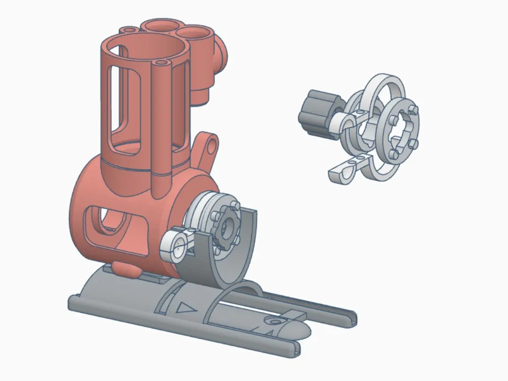 Constant Mesh Two Speed Gearbox by Bootjevaarder MakerWorld