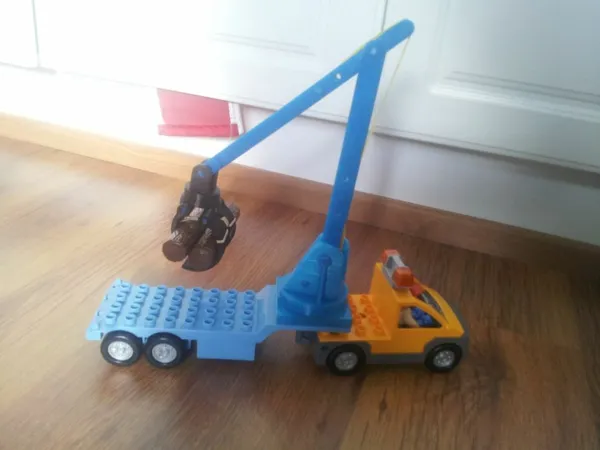 Porte-bûches à élastique pour Duplo