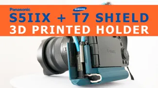 Panasonic S5iix + Samsung T7 Shield holder
