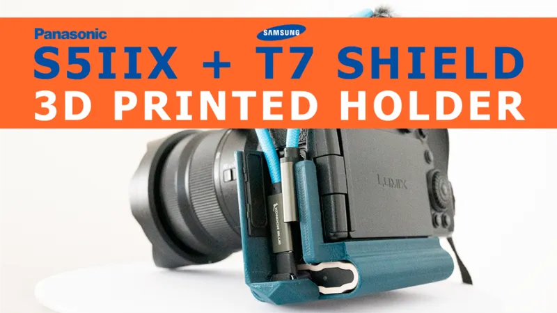 Panasonic S5iix + Samsung T7 Shield holder