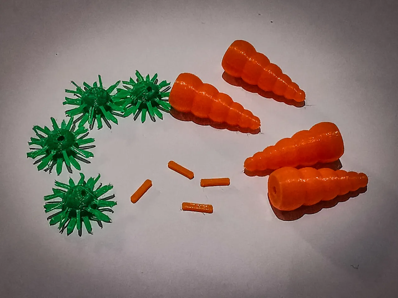 Carrot earrings view 3