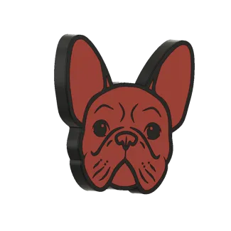 French bulldog lampe