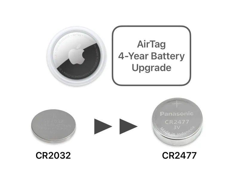 AirTag 4-Year Battery Upgrade CR2477