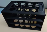 Tiroir modulaire Gridfinity motif alvéolé — photo 1