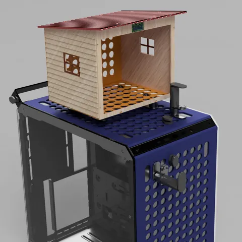 GamePad Garage for Cooler Master QUBE 500