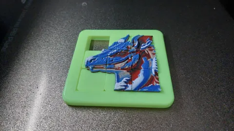 Dragon sliding puzzle