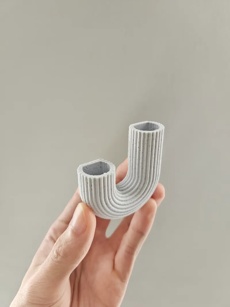 J-Shape Mini Vase