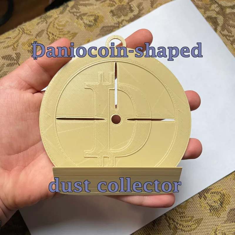Daniocoin-shaped dust collector
