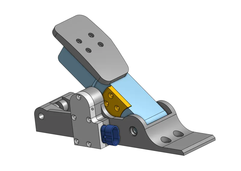Sim Gokart Vesc Throttle pedal