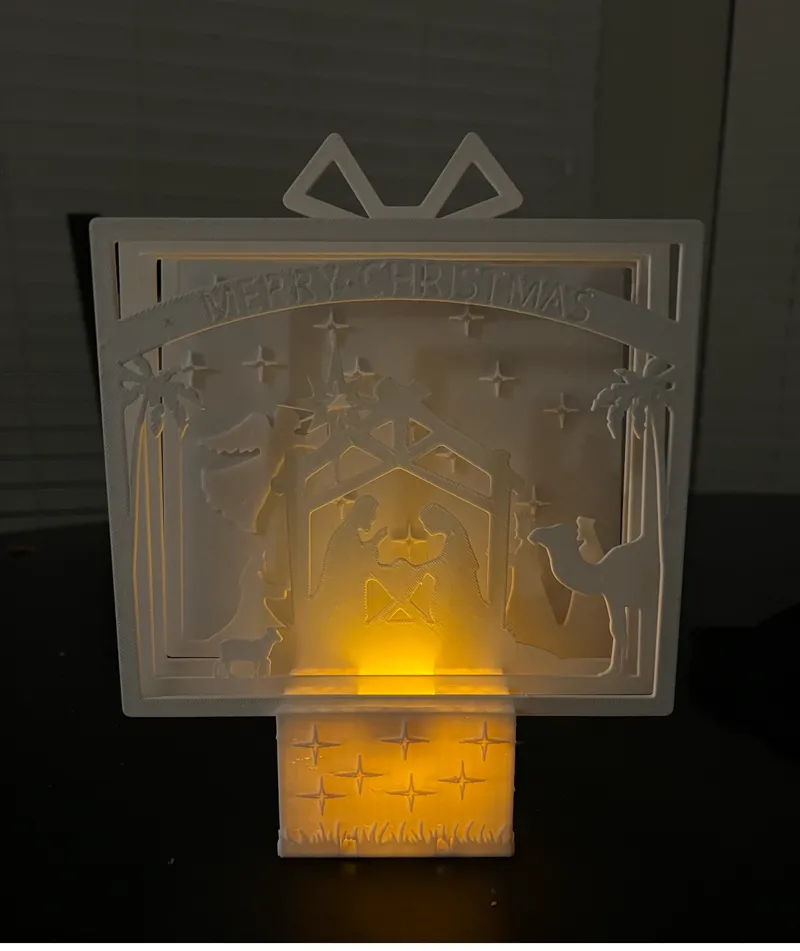 Nativity Scene Tea Light 