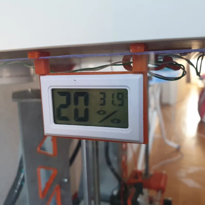 IKEA LACK Enclosure Temperature / Humidity Sensor LCD Mount 