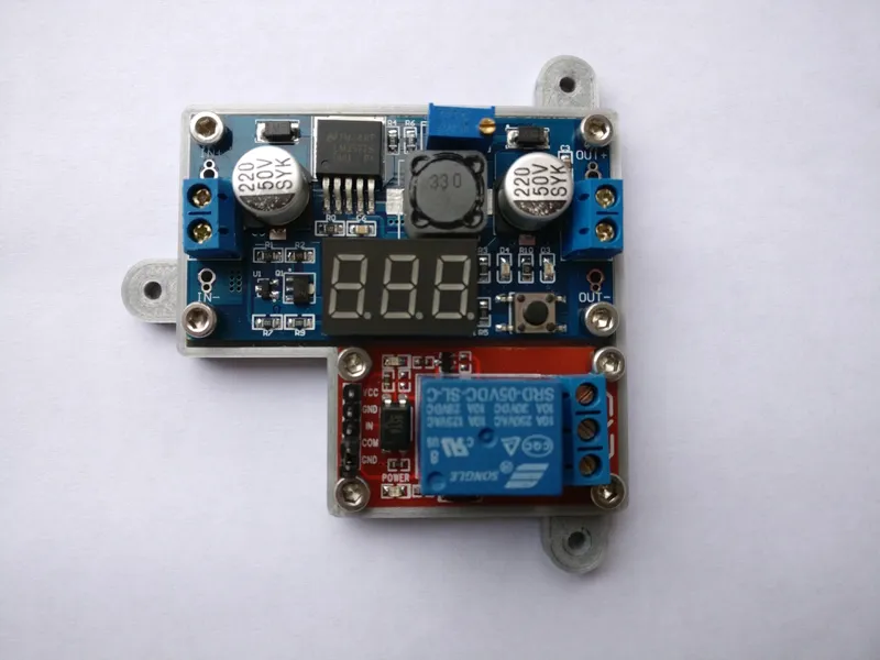 LM 2597 with LED display + single relay mount