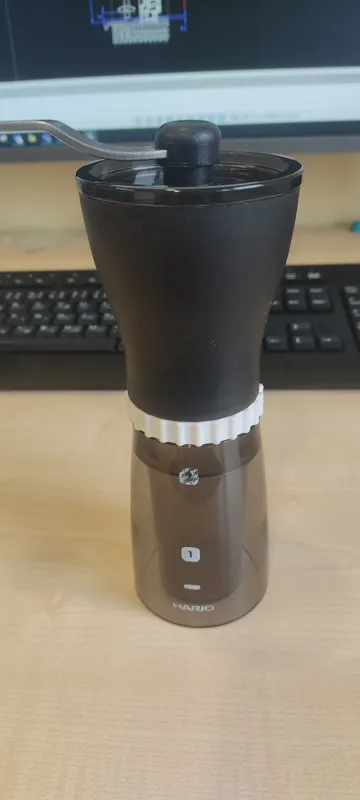 Hario MINI MILL SLIM PLUS - axis stabilizer