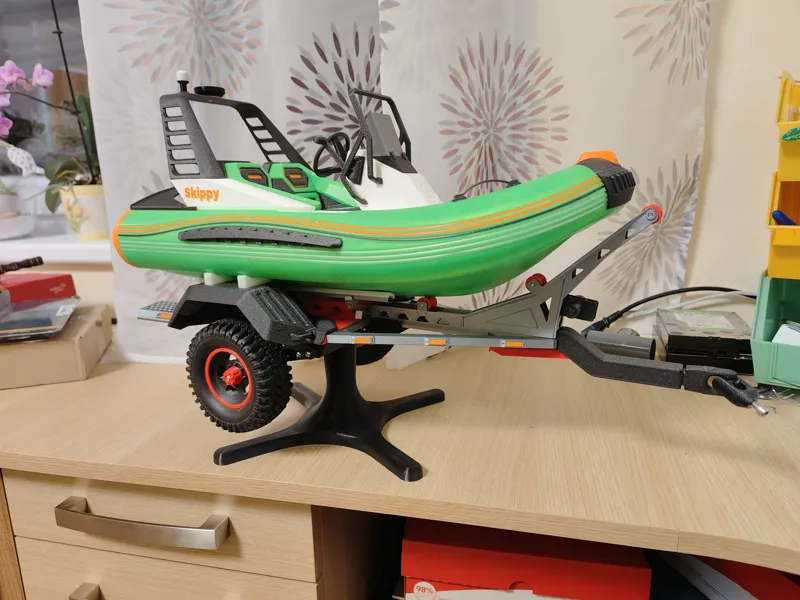 Stand for 3Dsets Skippy trailer