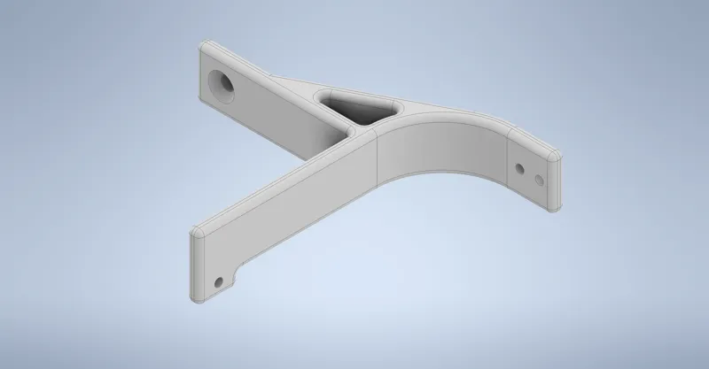 Filament guide for P1P with no shell and lateral spool holder
