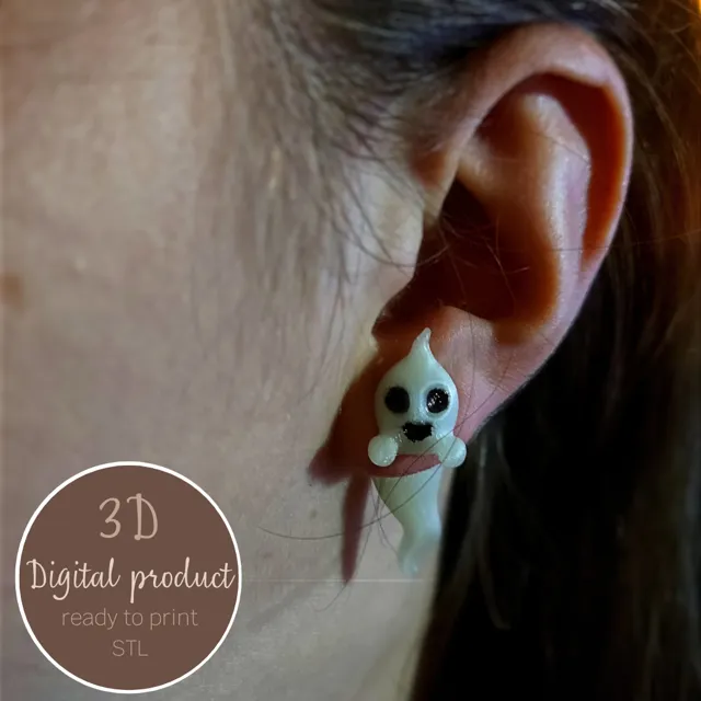 GHOST EARRINGS (HALLOWEEN)