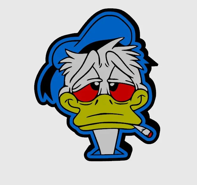 420 donaldduck lightbox