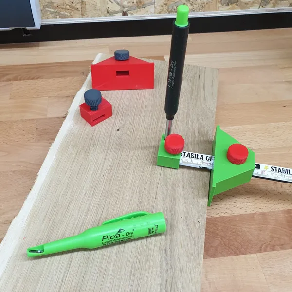 Butée pour mètre pliant