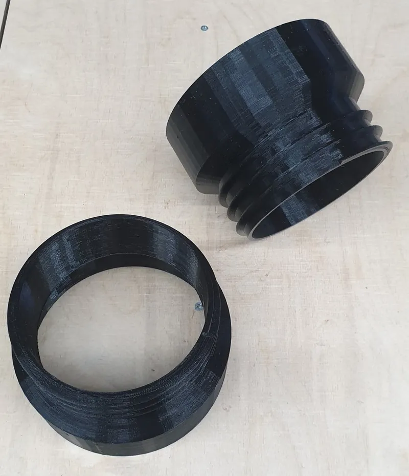 Hose adapter to blastgate 