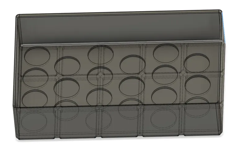 Gridfinity 1 inch miniatures base holder