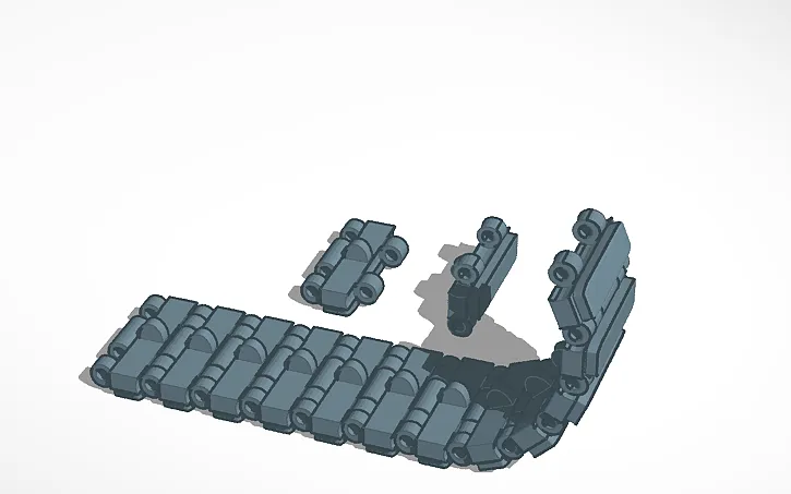 Tank track link improved