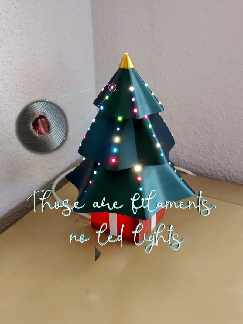 Filament Christmas Tree Lamp