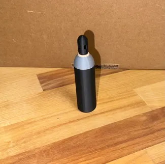 Industrial gas cylinder model