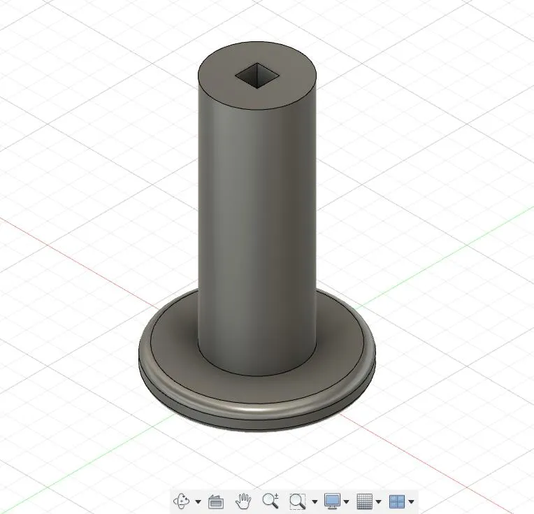 漆艺工具蒂子带5.3方孔