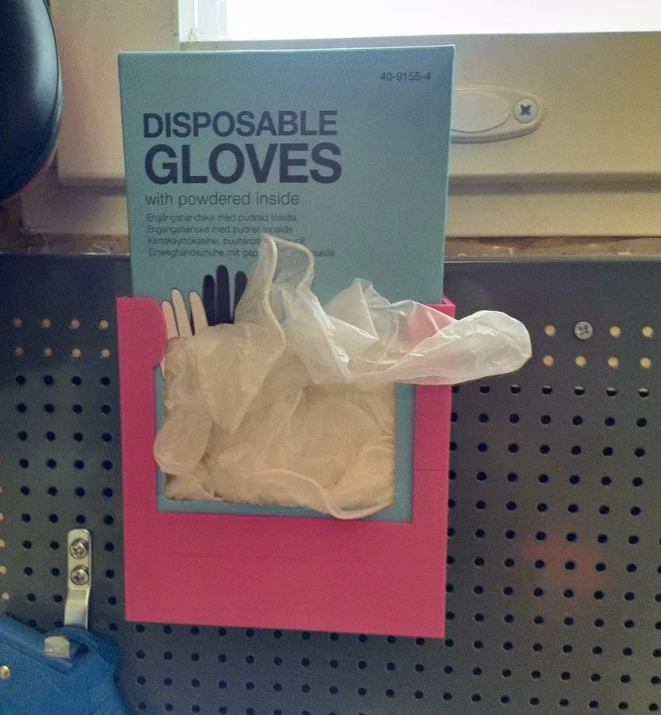 Distributeur de gants pour panneau Biltema