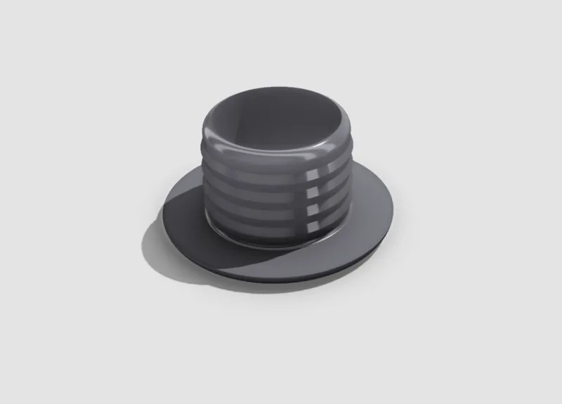 LACK TV bench | holes cover cap