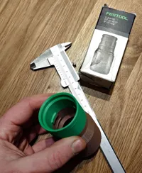 Adaptateur femelle pour aspirateur Festool Cleantec — photo 1
