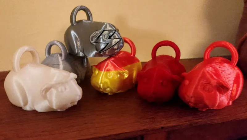 Guinea Pig Christmas baubles