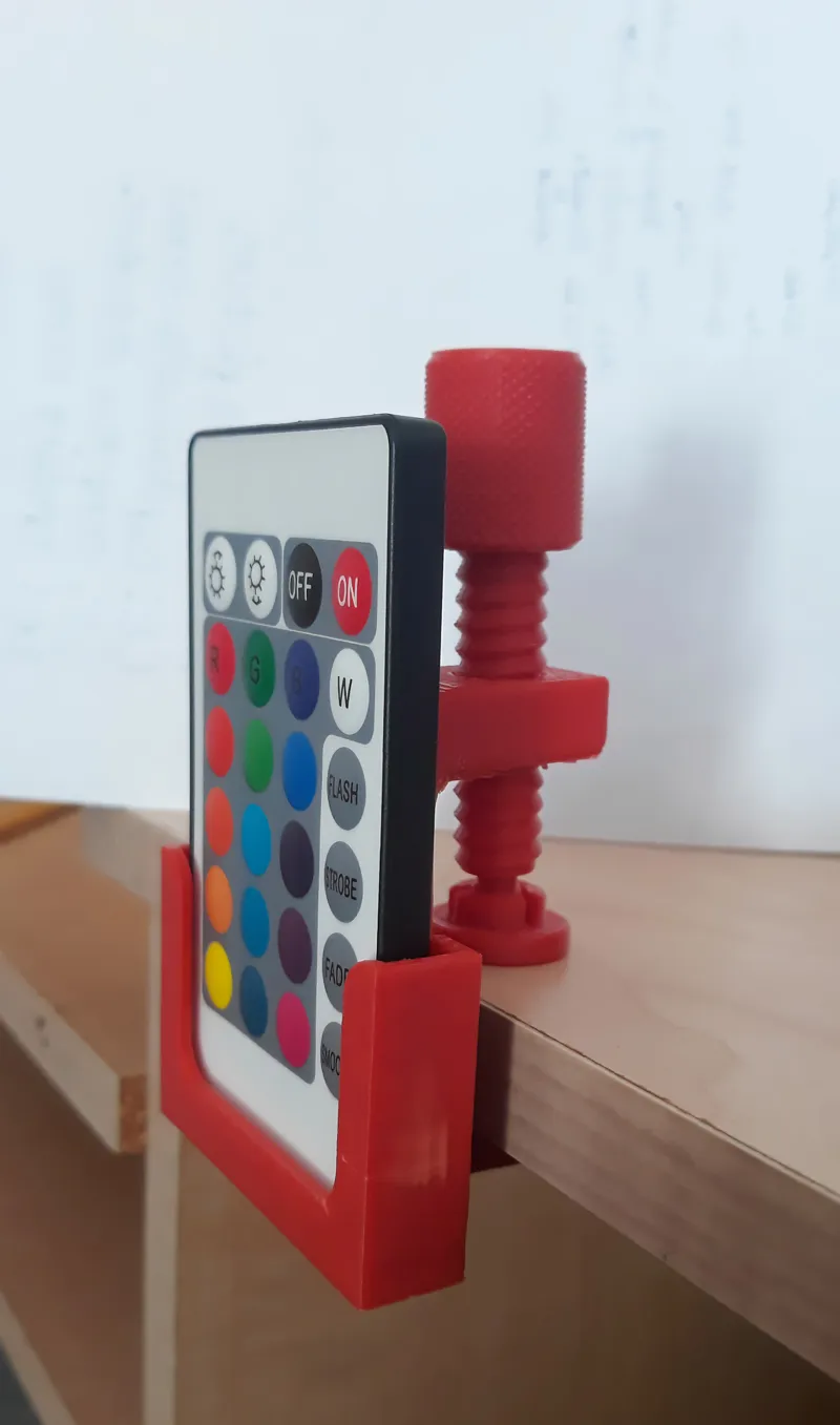 Led light remote holder clamp mount