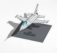 F-16 fighter jet