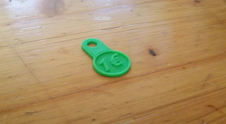 coin insert for shopping carts