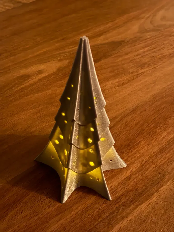Another Tea Light Christmas Tree by vladik.dubsky MakerWorld