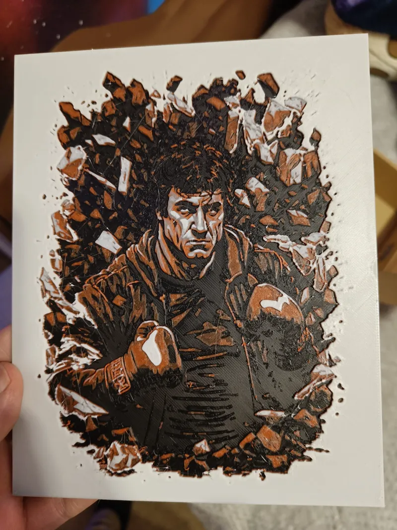 Rocky Balboa Hueforge