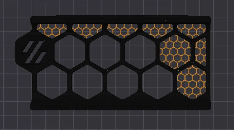 Voron Skirt Button PCB Honeycomb