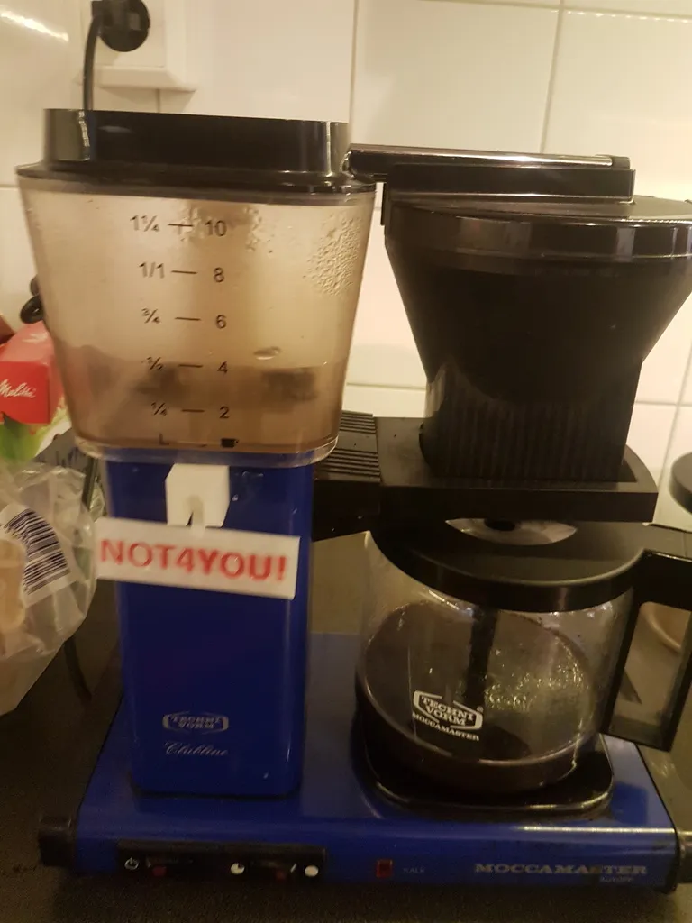 Coffe pot sign