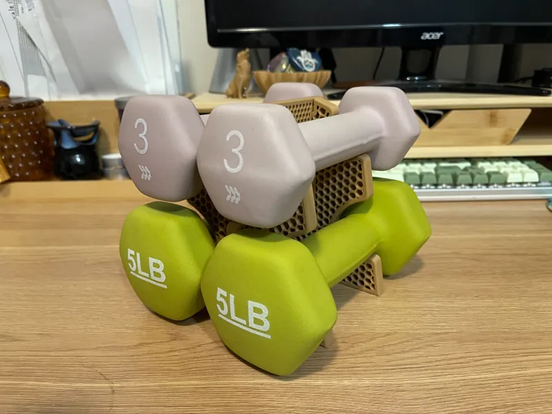 Weight Rack (Slot-Together Design, No Hardware)