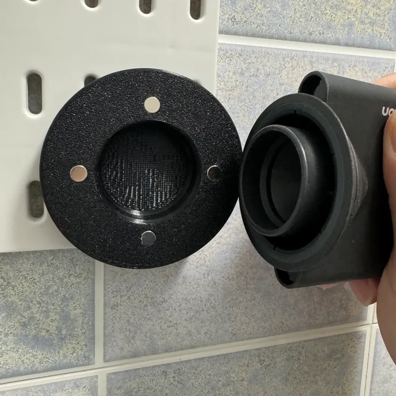 Dyson hair dryer accessories magnetic skadis holder 戴森吹风头洞洞板磁吸挂架