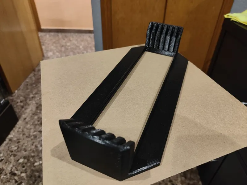 Bambu Build Plate Holder with 6 tapered slots DOUBLE tongue