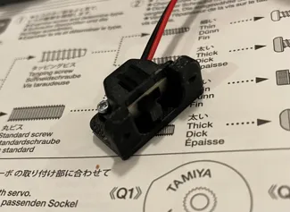 Hobywing QuicRun 1060 ESC Switch Adapter to fit Tamiya RC cars
