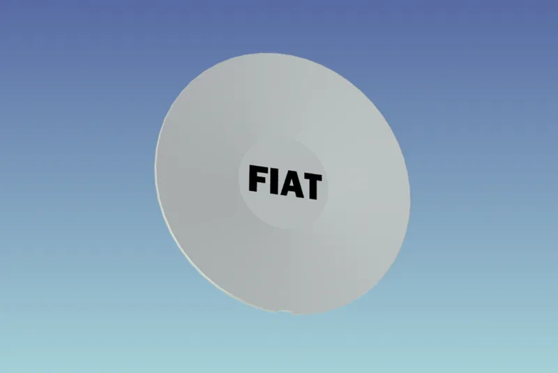 Prototype fiat bravo hubcap