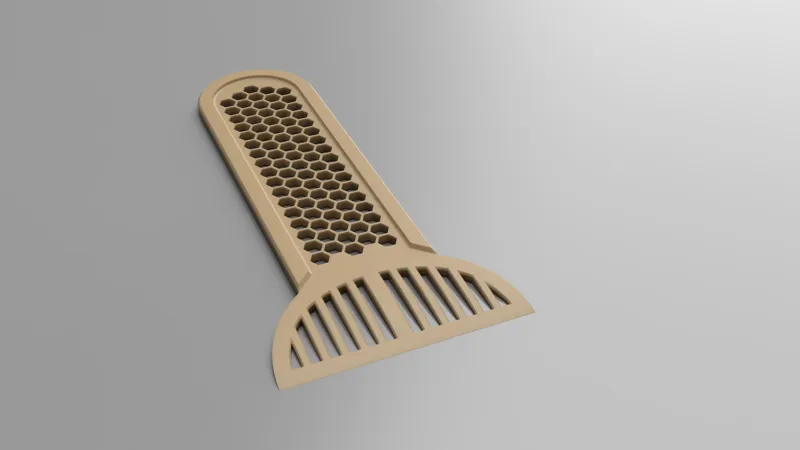 Hex Handle FEP/Bed Scraper (Large Hands)
