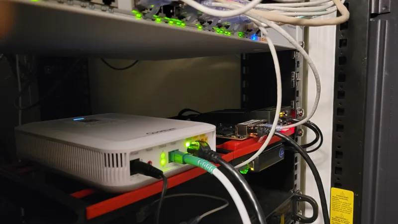 C5500XK fiber-optic modem sled for ZimaBoard Modular 1U Rack