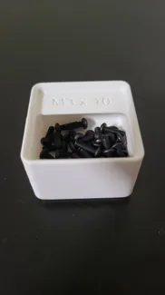 Gridfinity labeled bins - Metric bolts