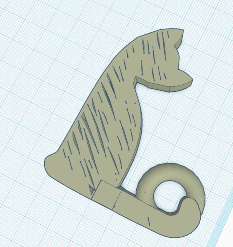 Cat keychain