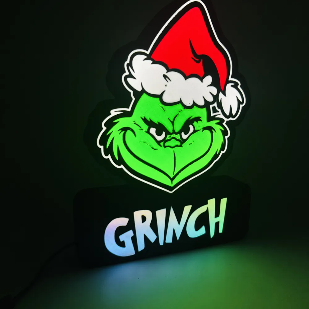GRINCH Led Lamp by Smart3d by Gabriel Gomes - MakerWorld