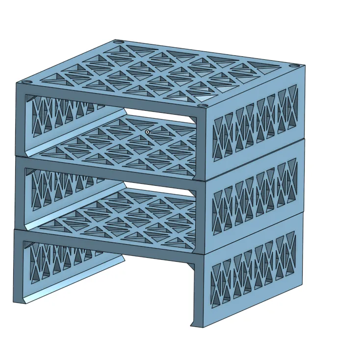 Stackable shelving for casserole dishes, pans, plates, or other organizing